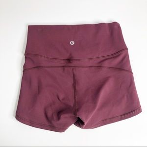 Lululemon Align Burgundy Athletic Shorts Size 4